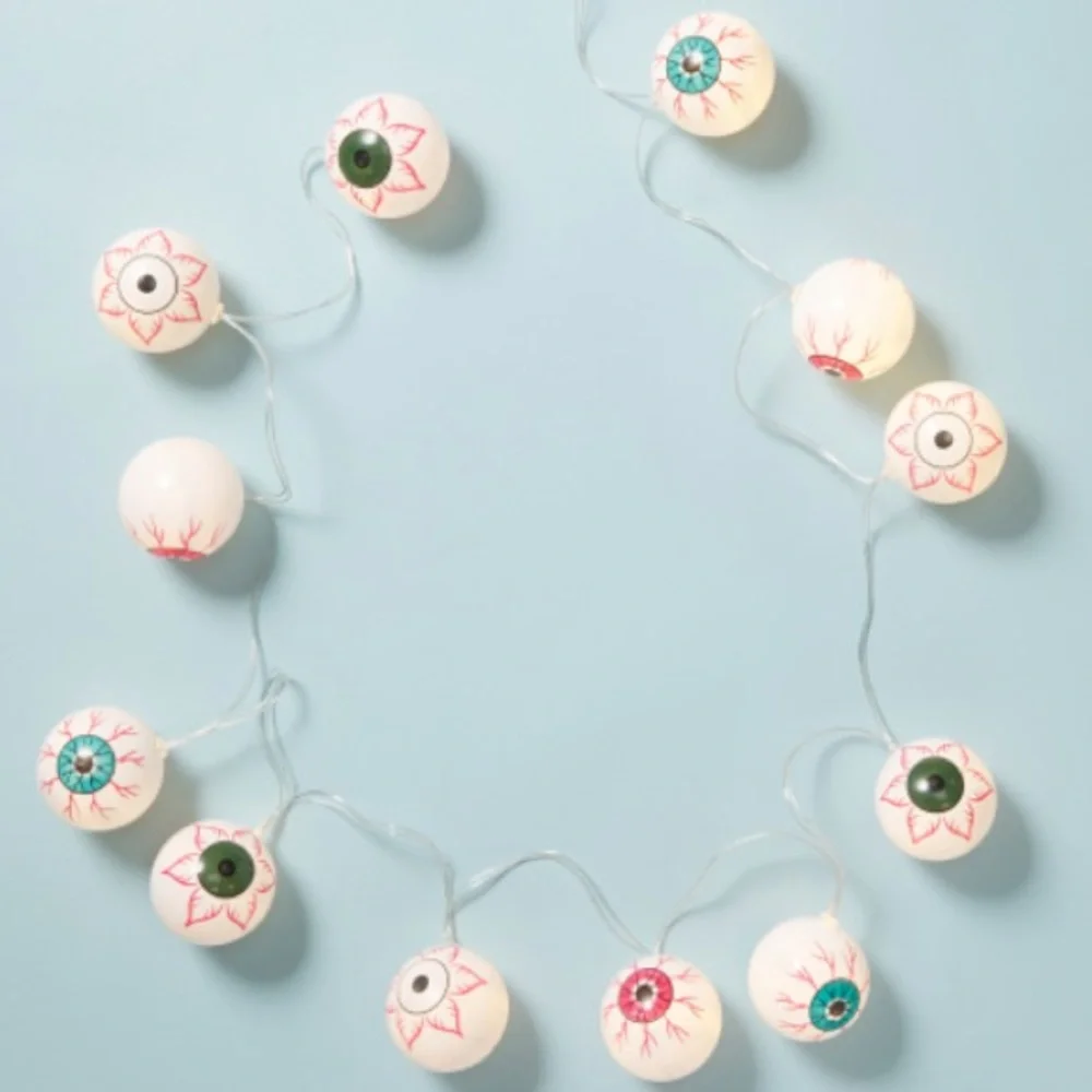 Martha Stewart 6 ft. LED Eyeball Garland Only